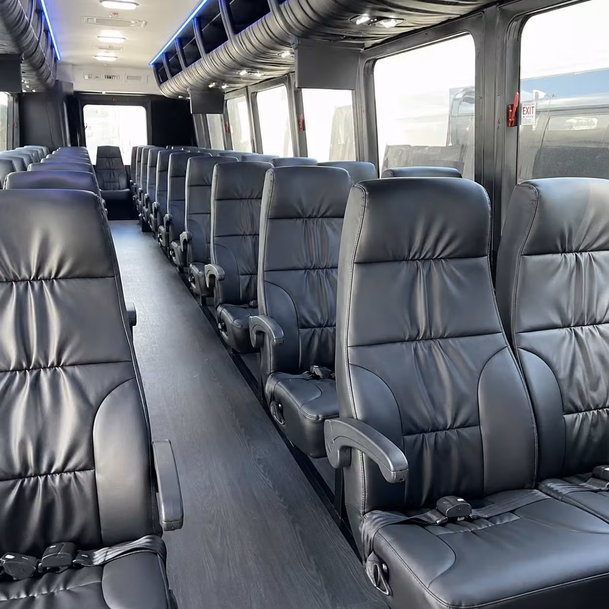 28 passenger minibus interior