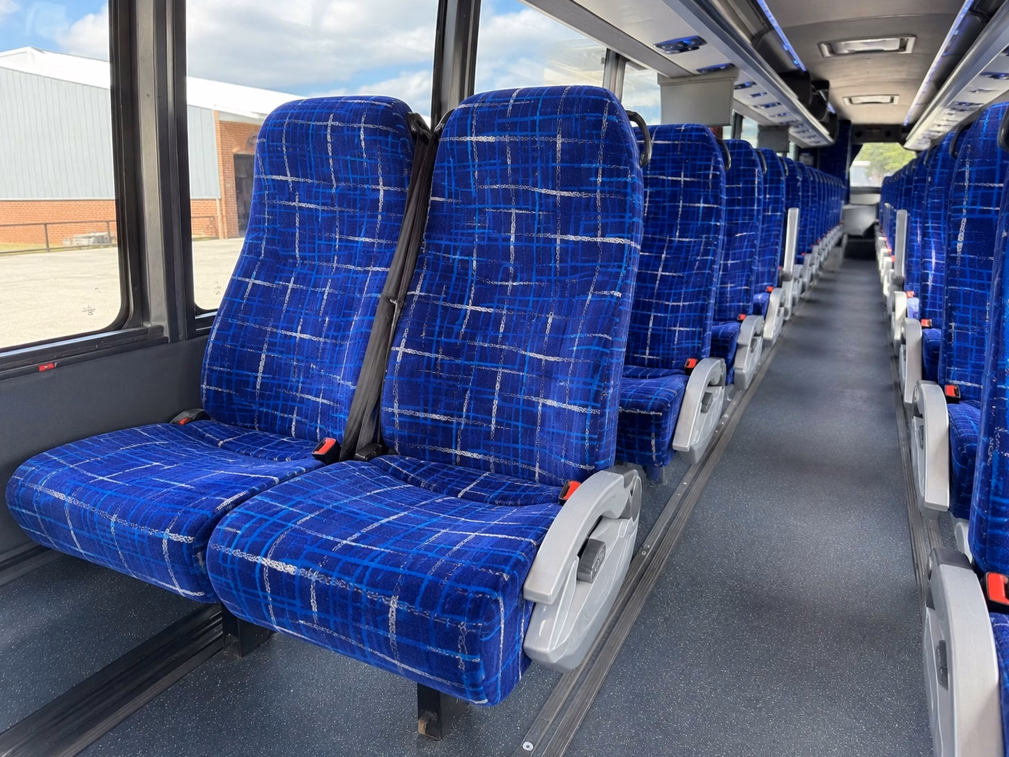 coral springs charter bus rental interior